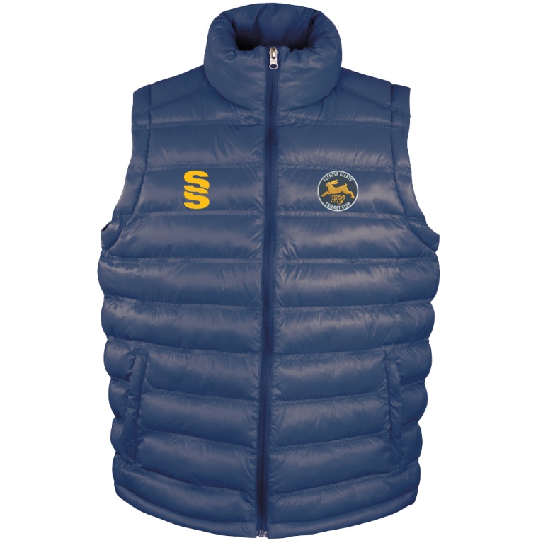 flemish giants Padded Gilet : Navy