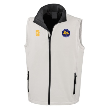 Flemish Giants - Softshell Gilet - White/Black